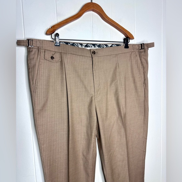 Murano Zac Tan Striped SUIT - Ultimate Modern Comfort - Picture 11 of 12